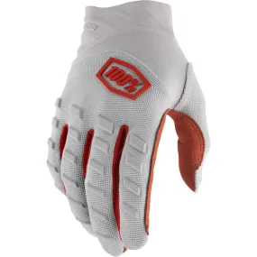 100% Airmatic Gloves - Silver