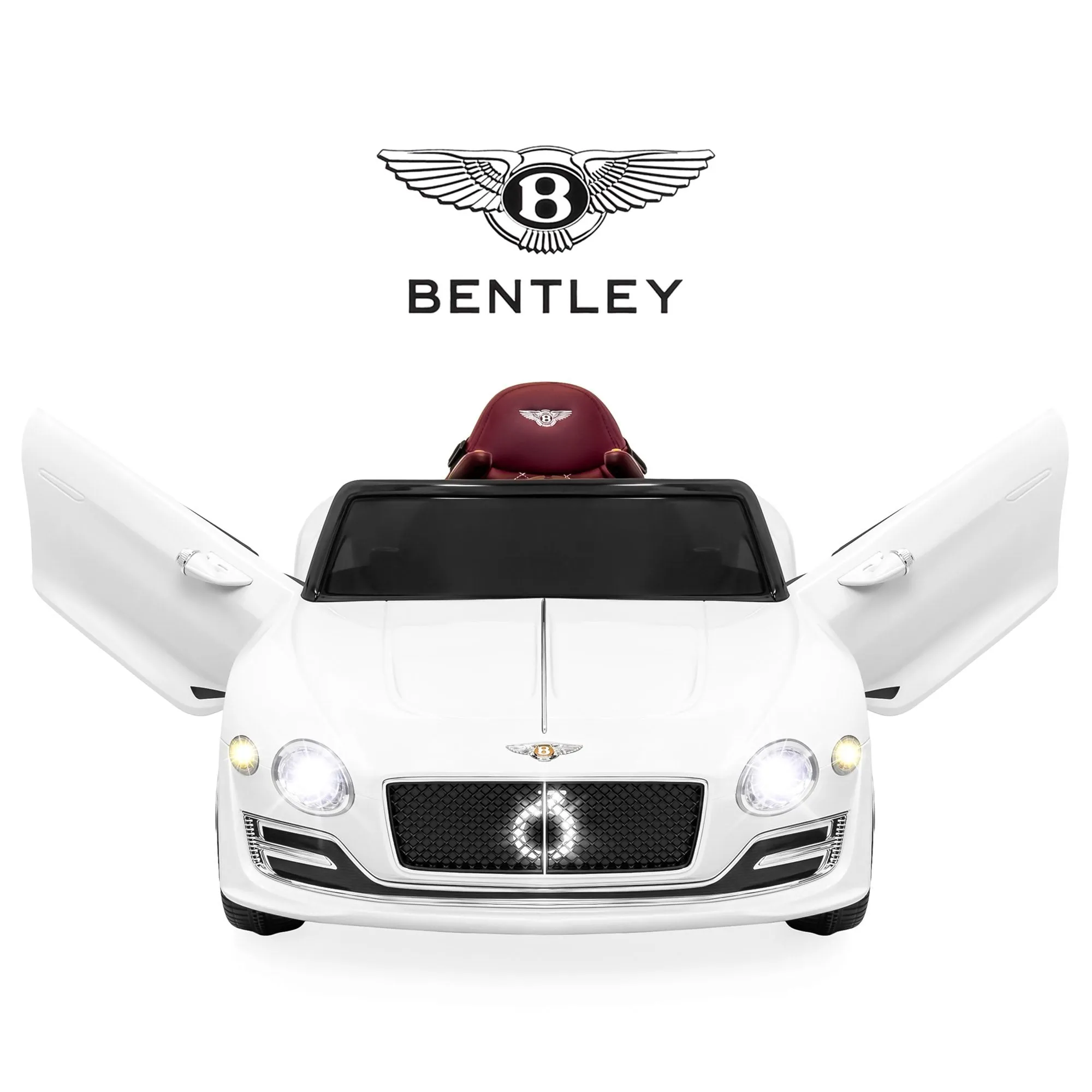 12V Kids Bentley Ride-On Car w/ Remote Control, 2 Speeds, AUX