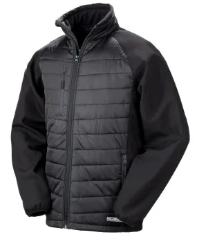 237RX Black compass padded softshell jacket