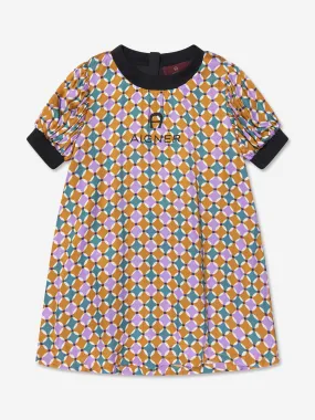 Aigner Girls Patterned Dress in Yellow