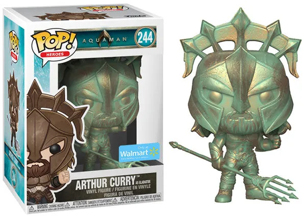 Arthur Curry as Gladiator (Patina, Aquaman) 244 - Walmart Exclusive  [Damaged: 7.5/10]