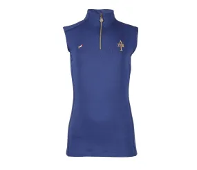 Aubrion Team Young Rider Sleeveless Base Layer Navy