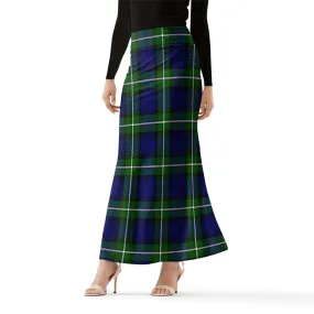 Bannerman Tartan Womens Full Length Skirt