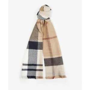 Barbour Blair Ladies Tartan Scarf - Rosewood