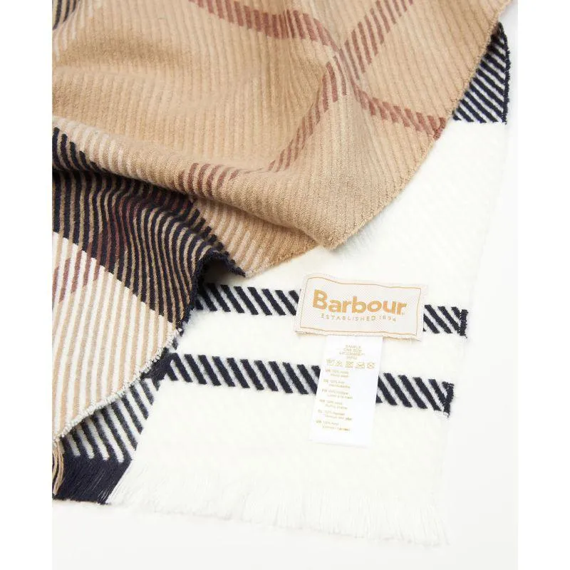 Barbour Blair Ladies Tartan Scarf - Rosewood