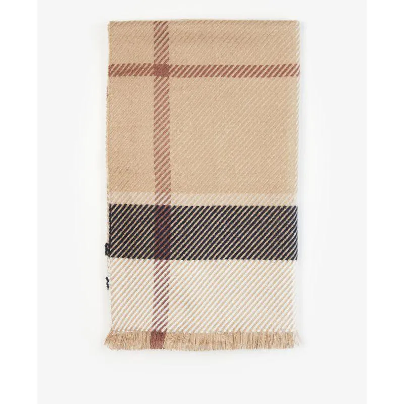 Barbour Blair Ladies Tartan Scarf - Rosewood