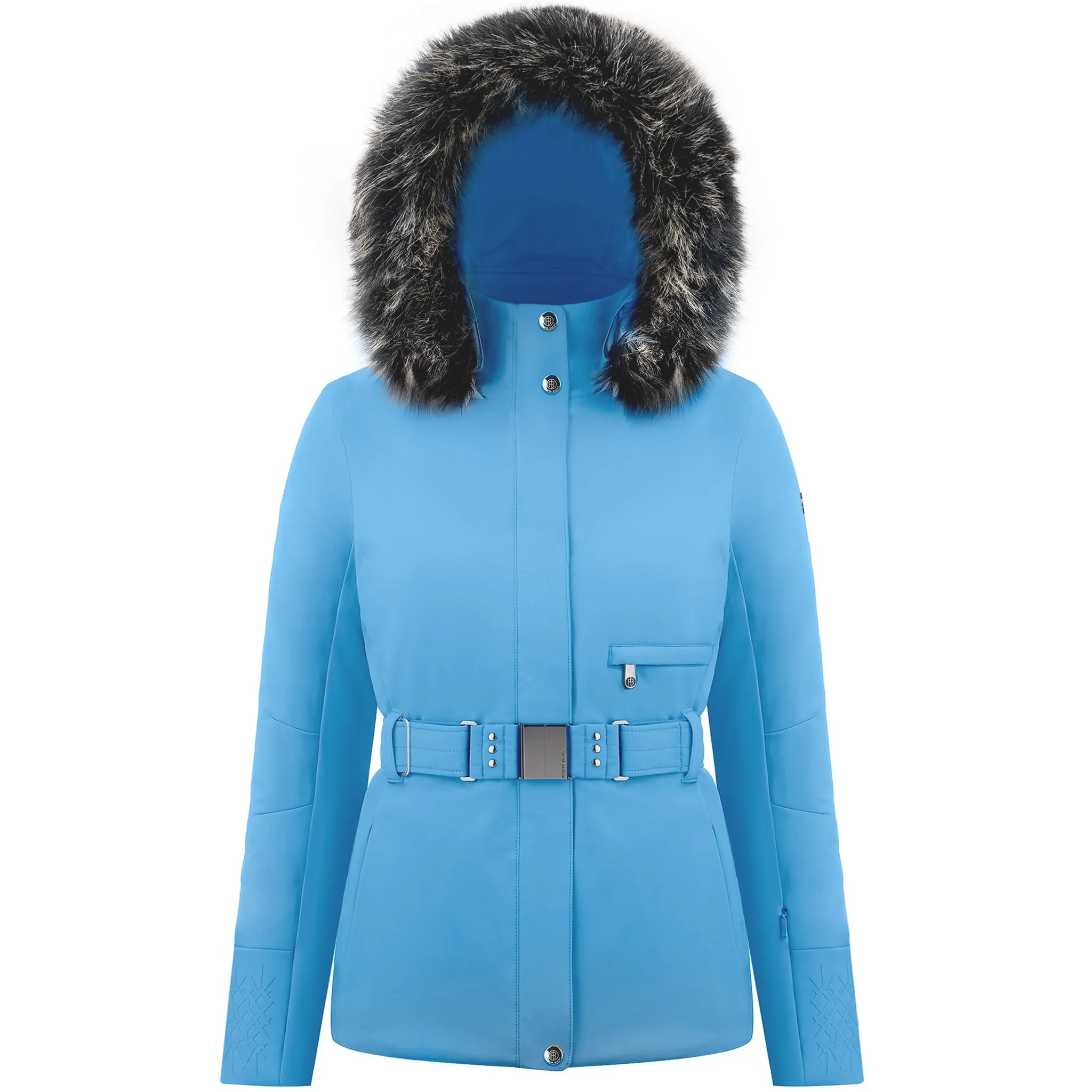 Belted Stretch Ski Jacket