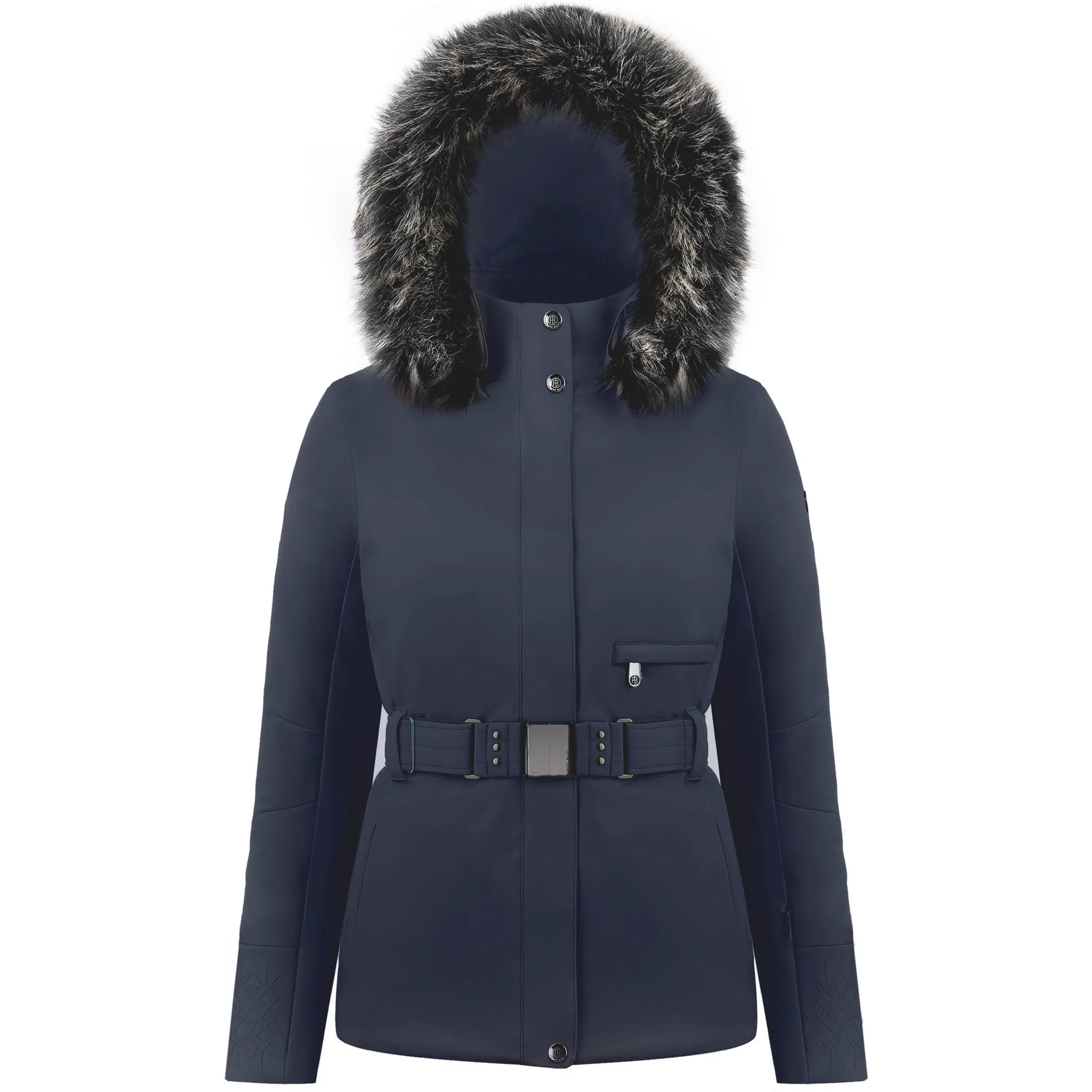 Belted Stretch Ski Jacket