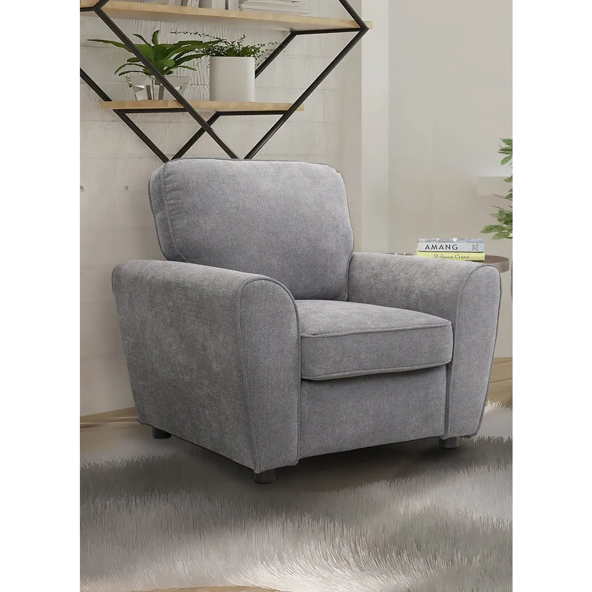 Bethany Collection Chair Grey Fabric