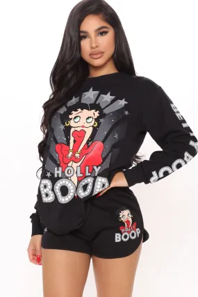 Betty Boop In Hollywood Top - Black