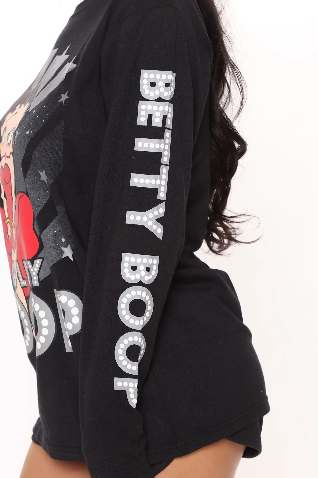 Betty Boop In Hollywood Top - Black