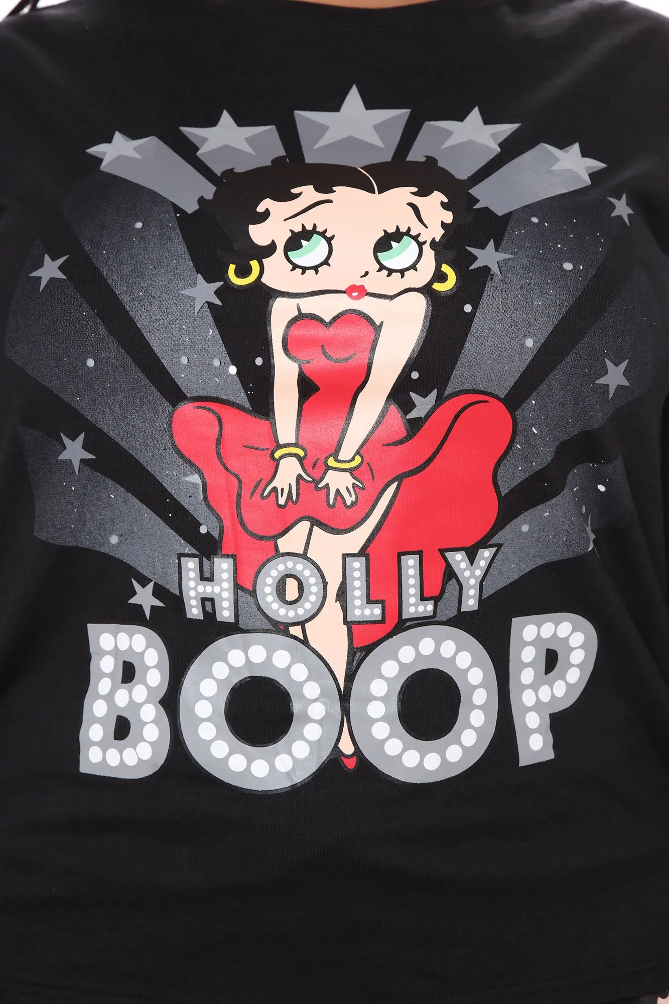 Betty Boop In Hollywood Top - Black