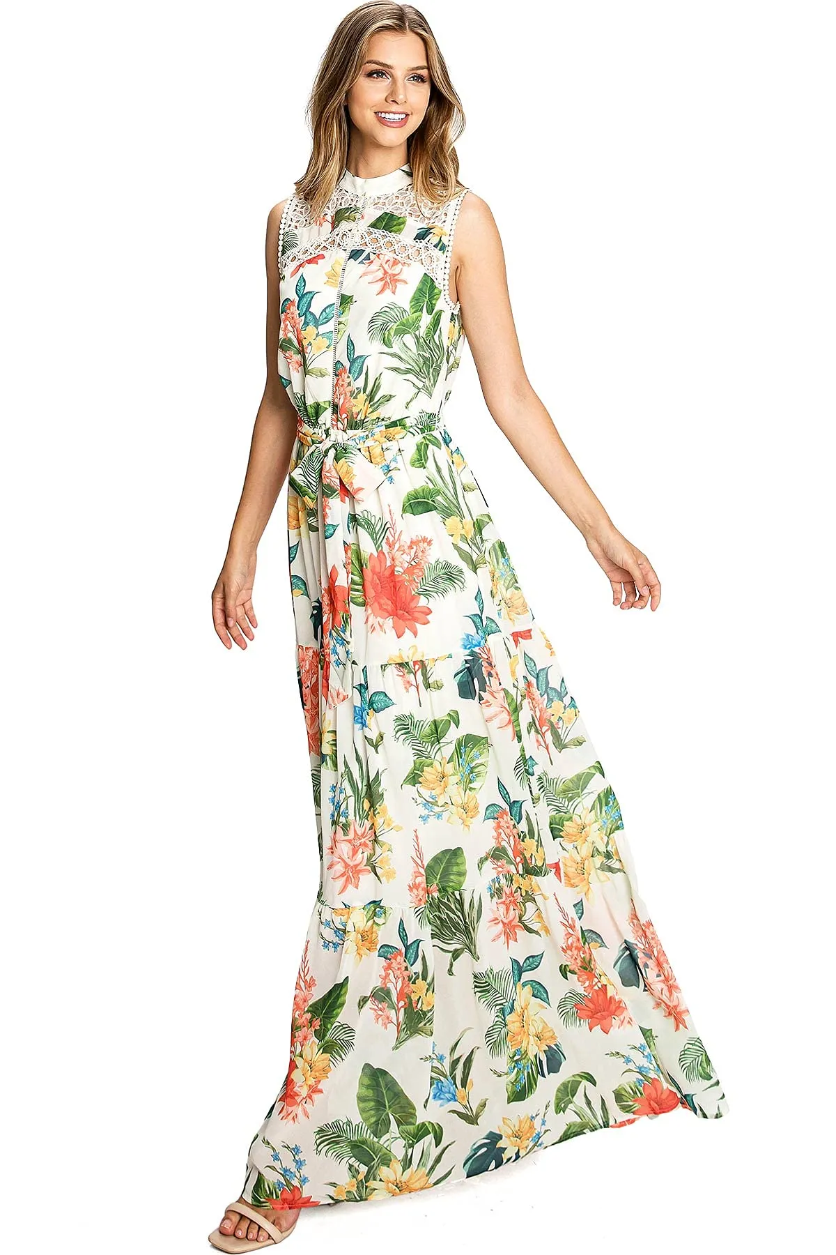 Bird of Paradise Maxi Dress