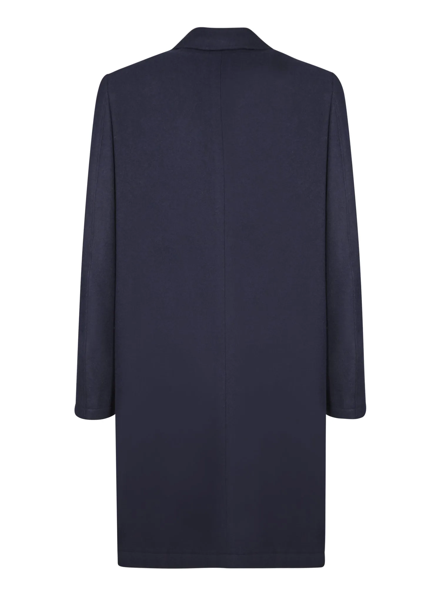 Blue Wool and Cashmere Coat