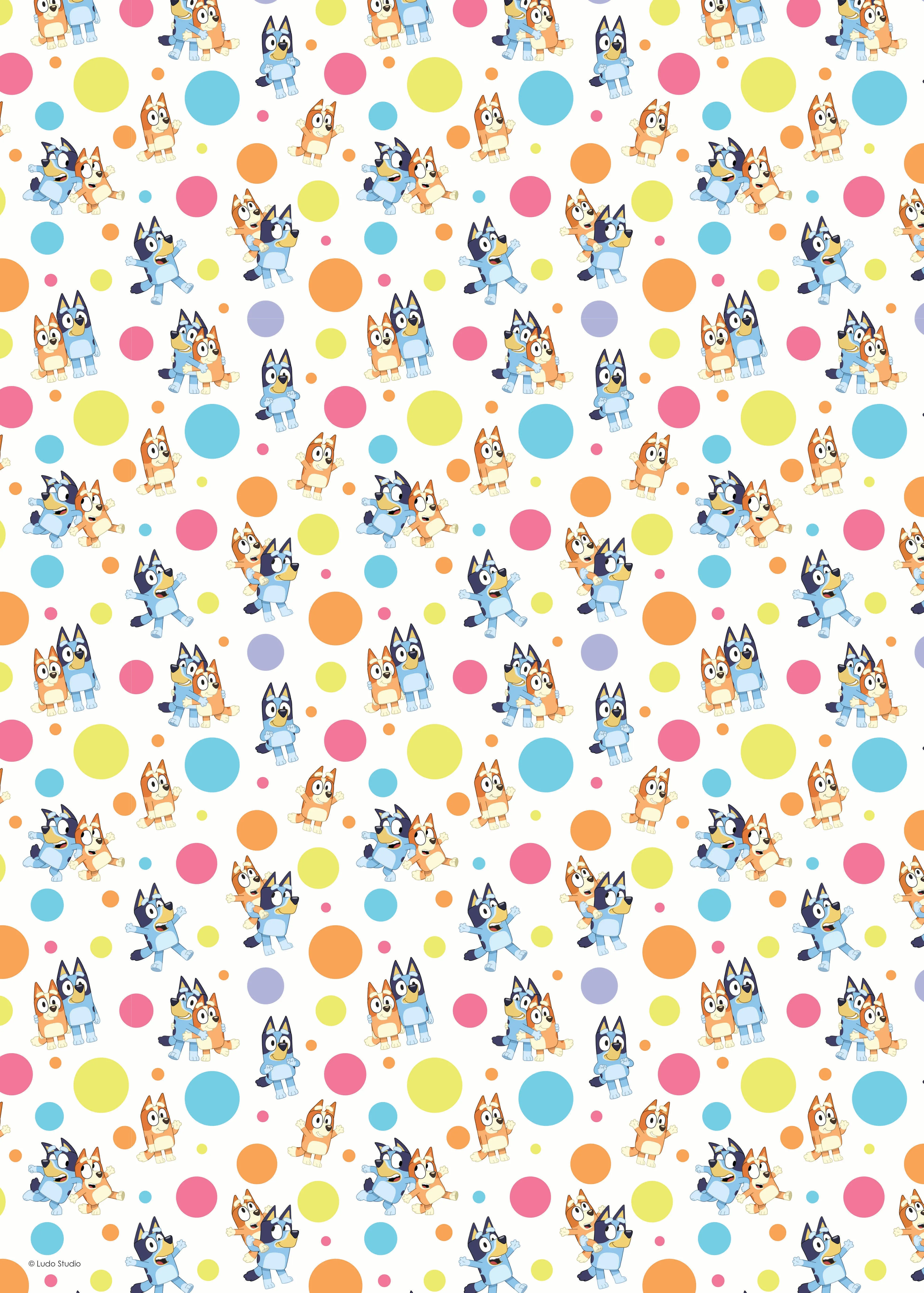 Bluey 4m Roll Birthday Wrapping Paper