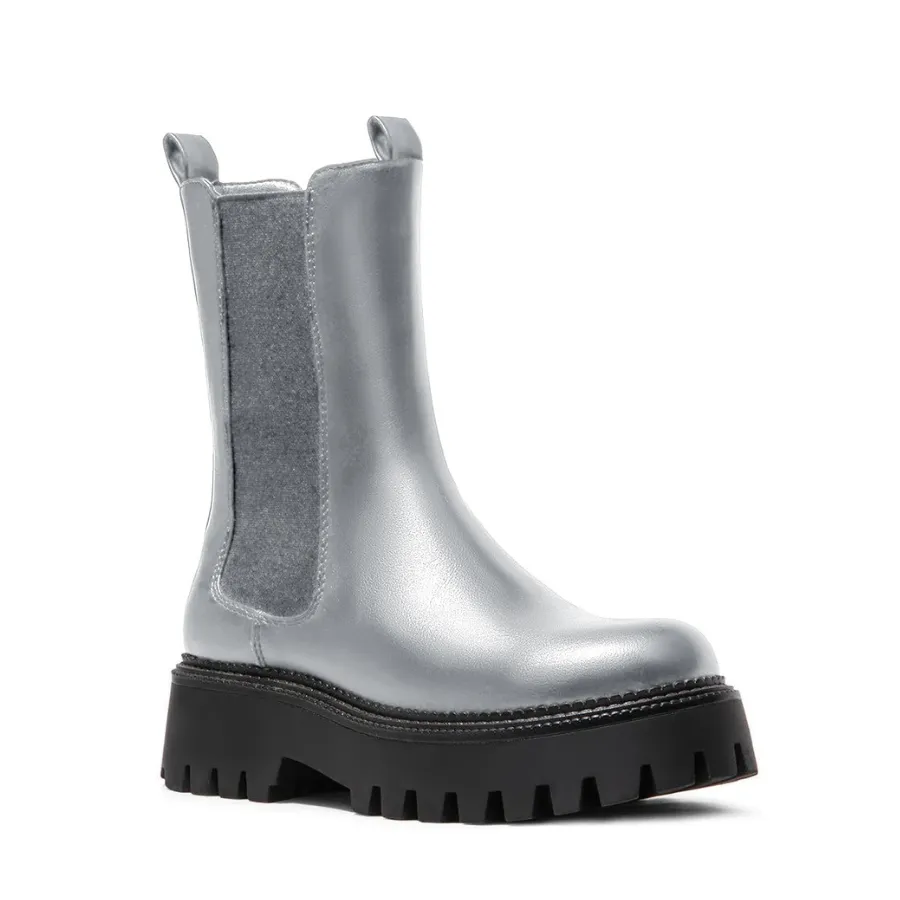 BOTA SLIP-ON SILVER BOOTS