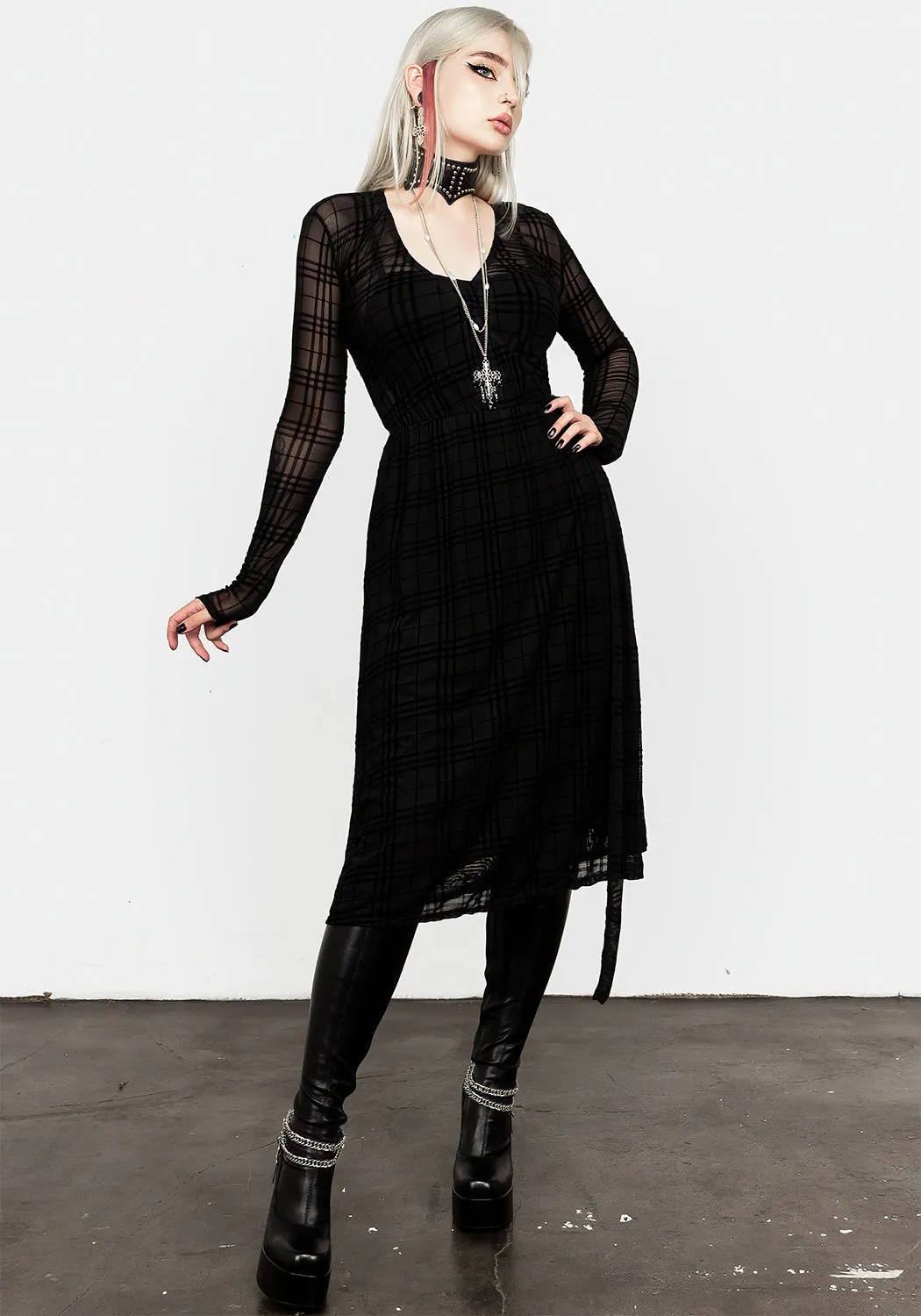 Buffy Wrap Midi Dress