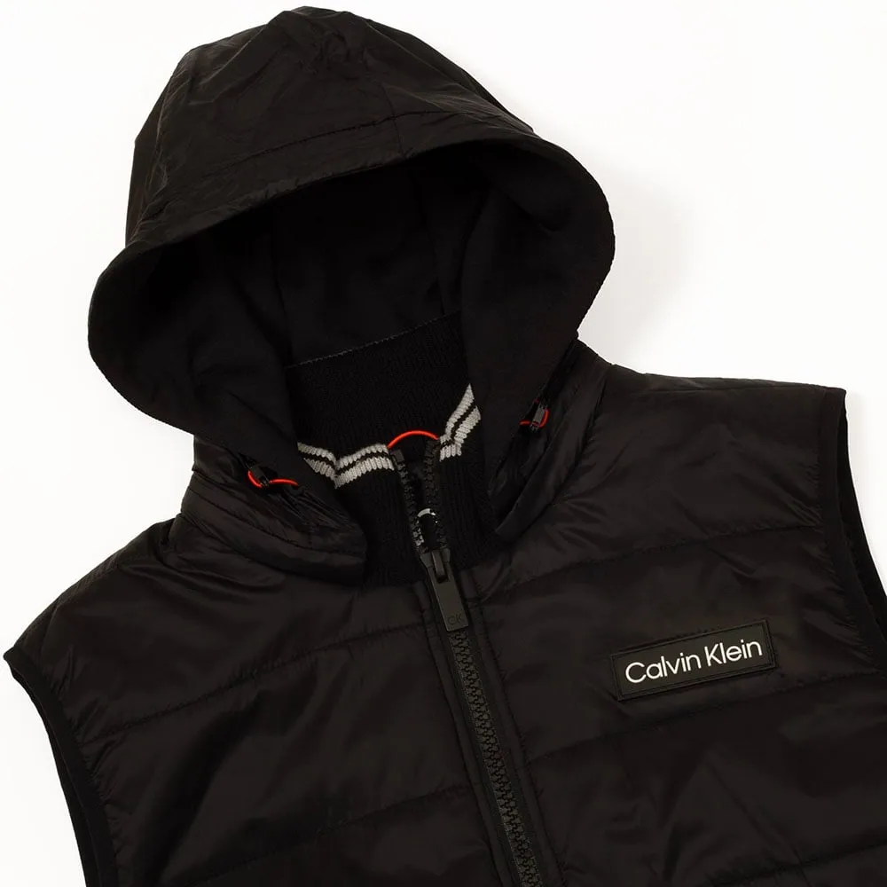 Calvin Klein Somme Valley Hybrid Gilet - Black