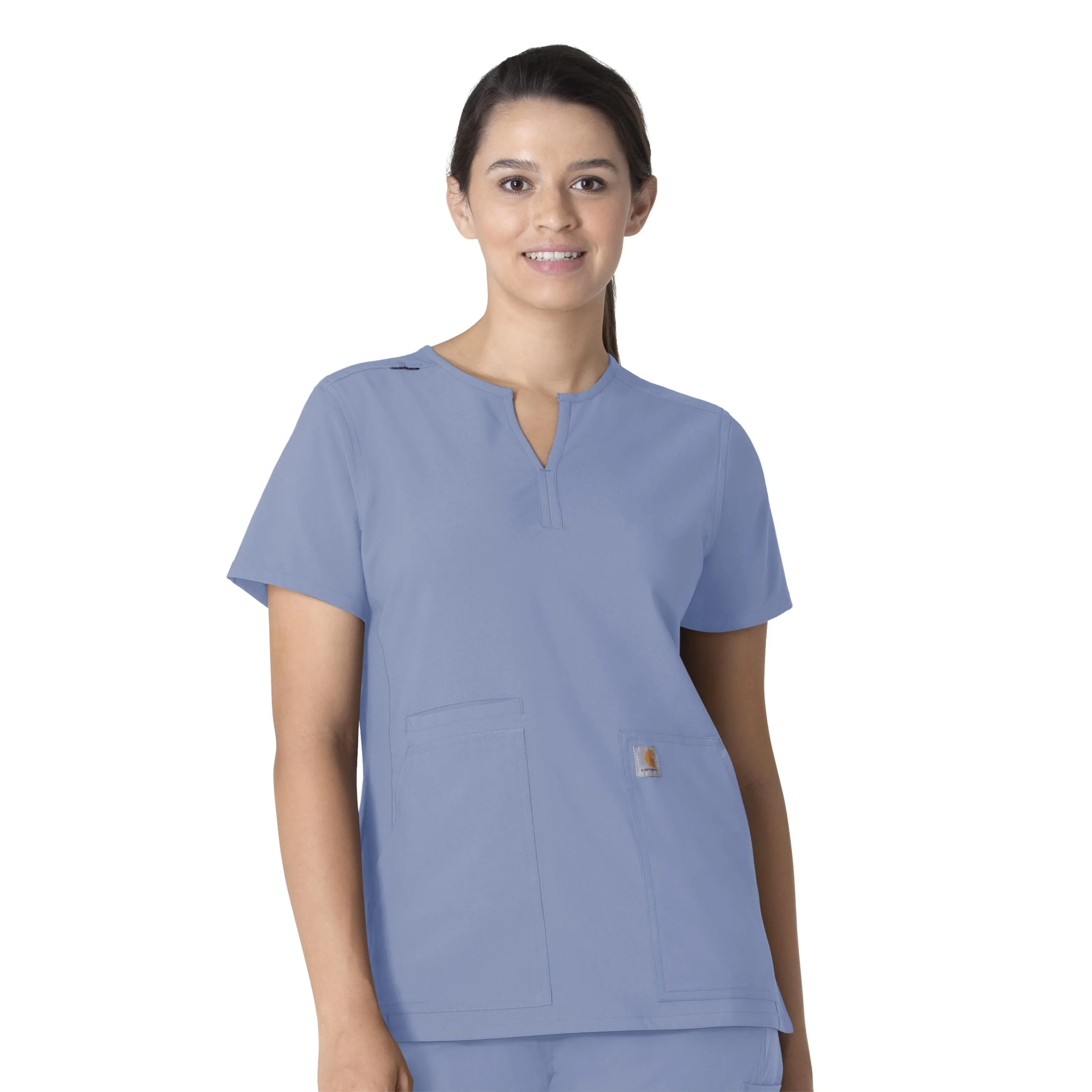 Carhartt Force Essentials Women's Notch Neck Tunic Scrub Top C12213