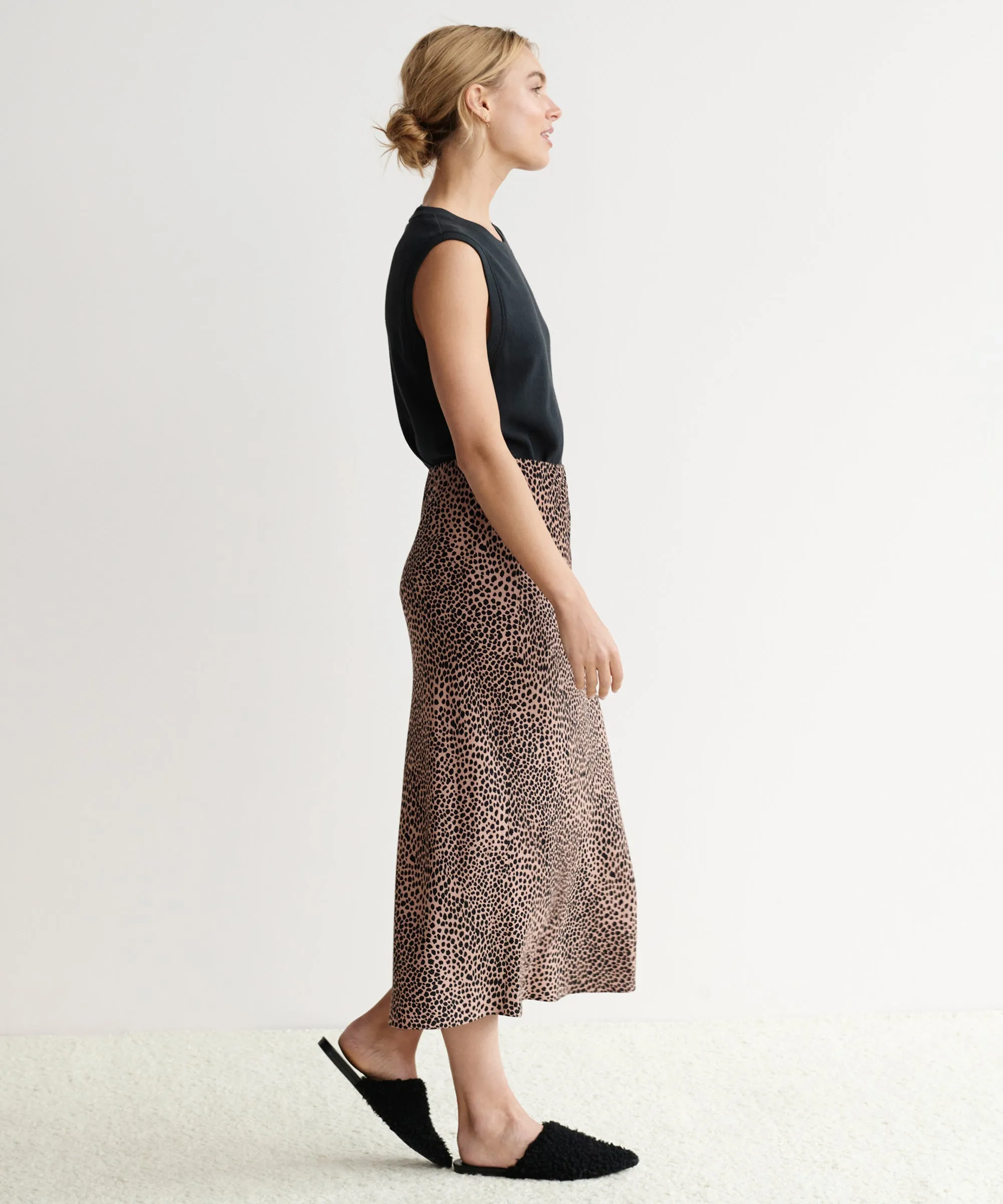 Cheetah Slip Skirt