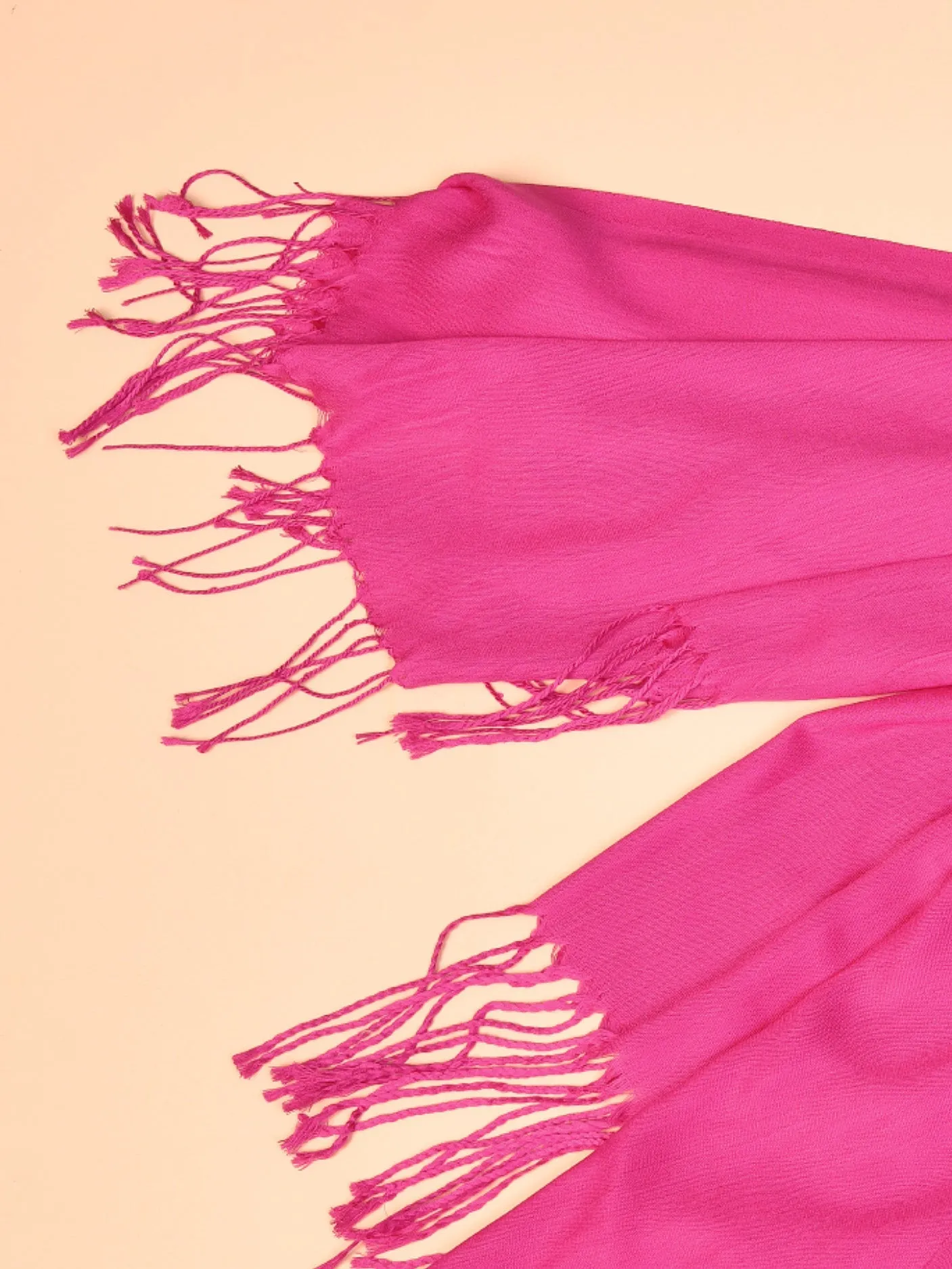 Classic Viscose Scarf - Pink