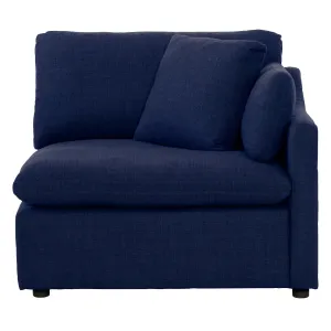 CozyHaven Navy Blue Velvet Accent Chair