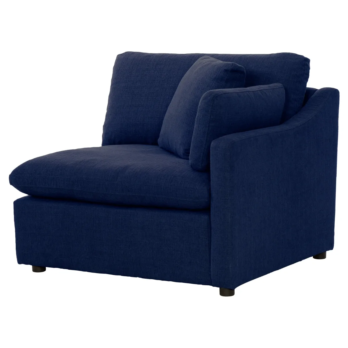 CozyHaven Navy Blue Velvet Accent Chair