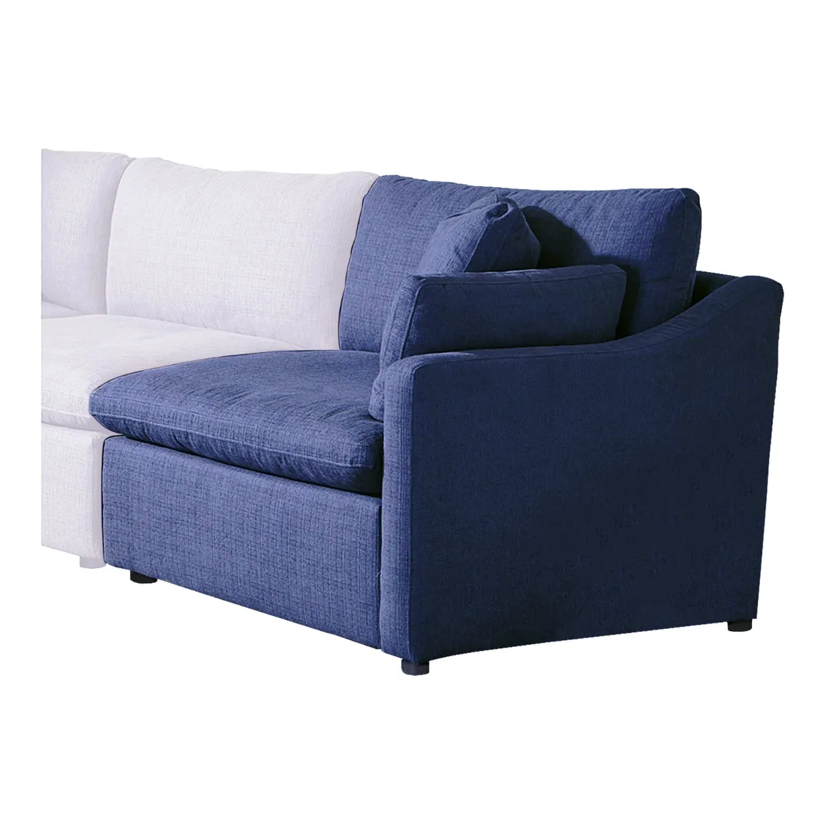 CozyHaven Navy Blue Velvet Accent Chair