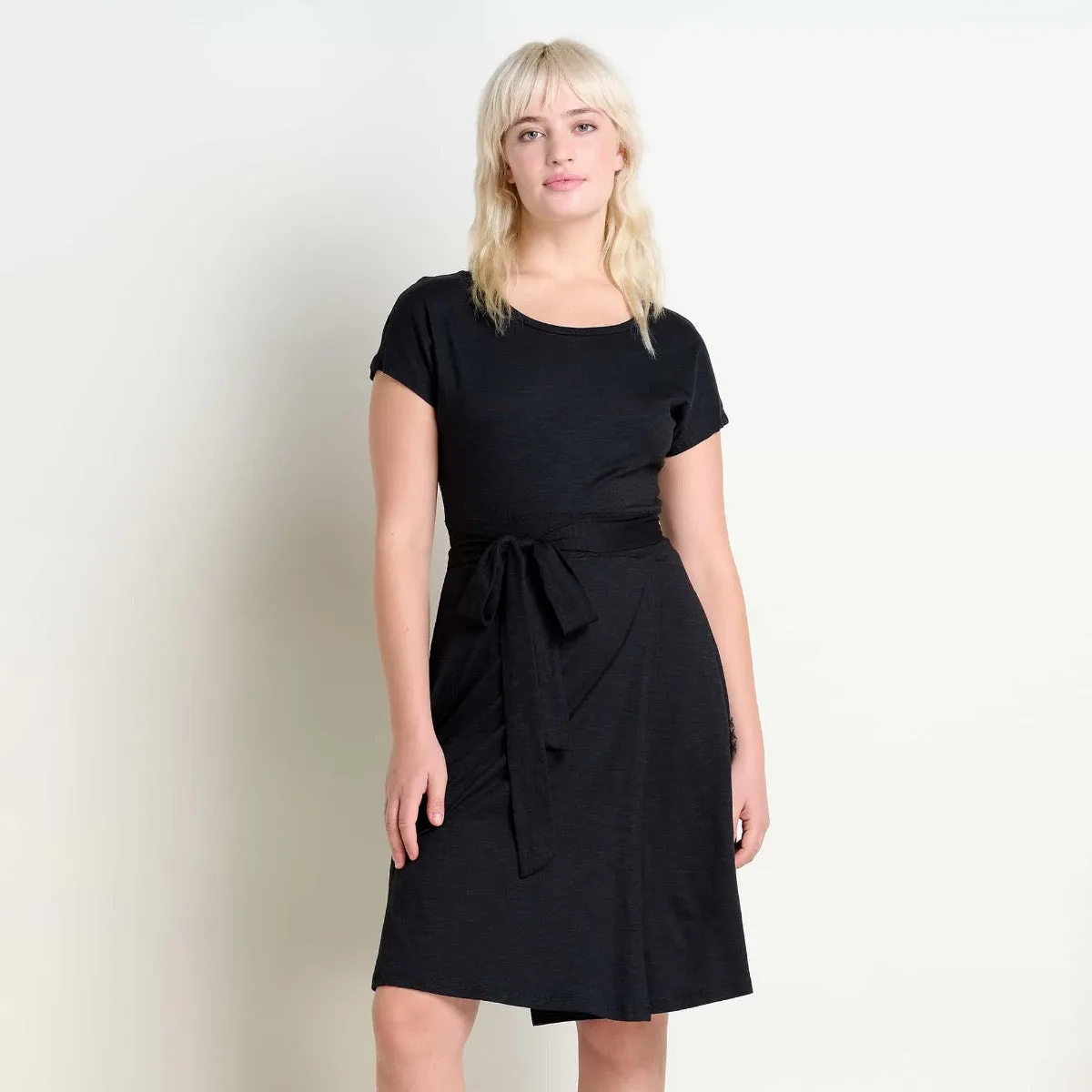 Cue Wrap Short Sleeve Dress