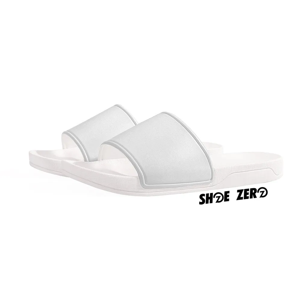 Customizable Slide Sandals (White)