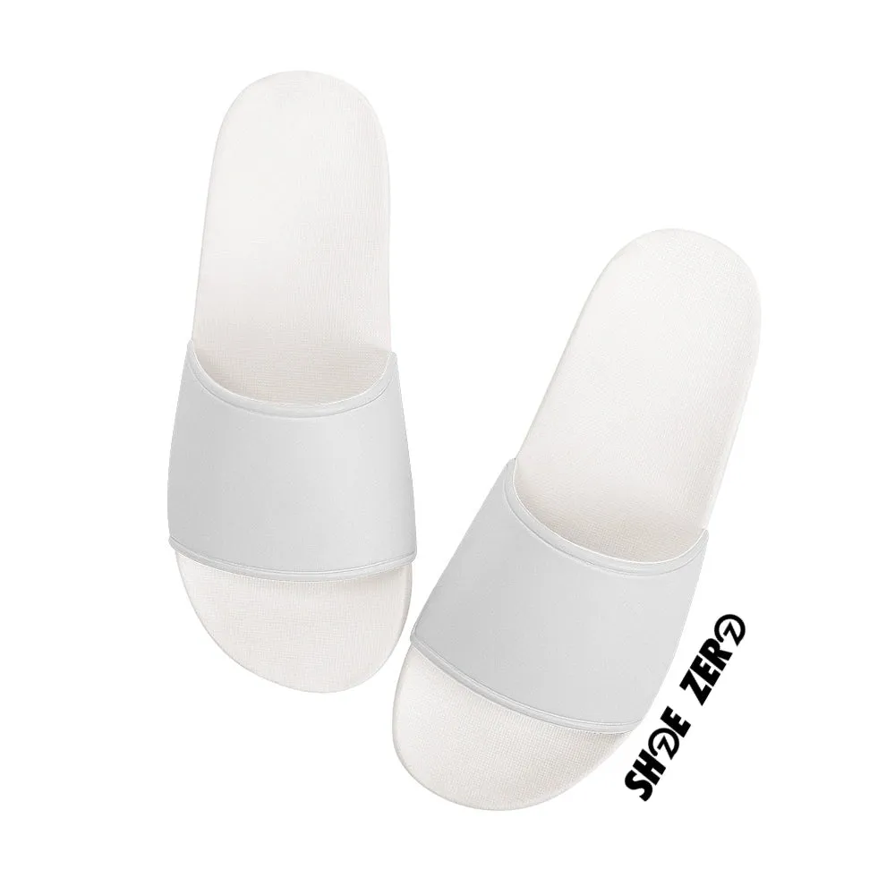 Customizable Slide Sandals (White)