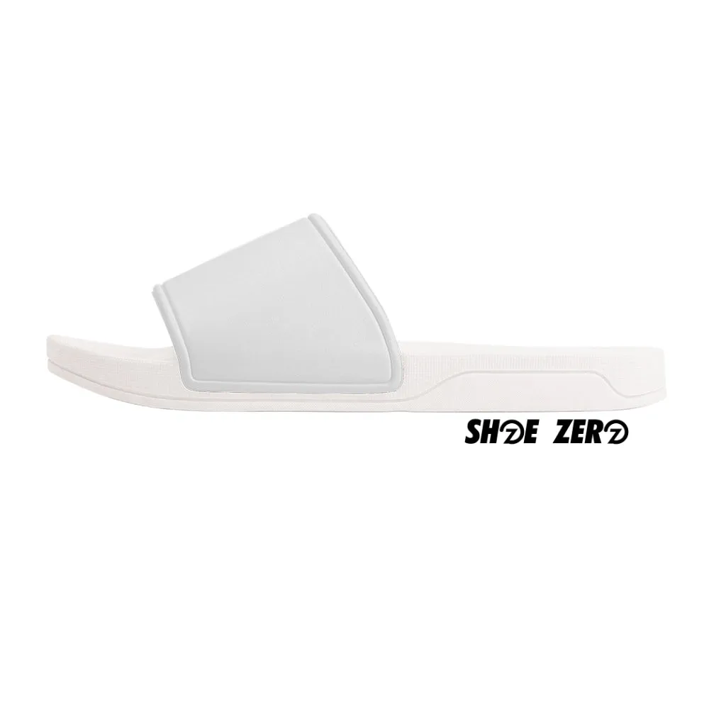 Customizable Slide Sandals (White)