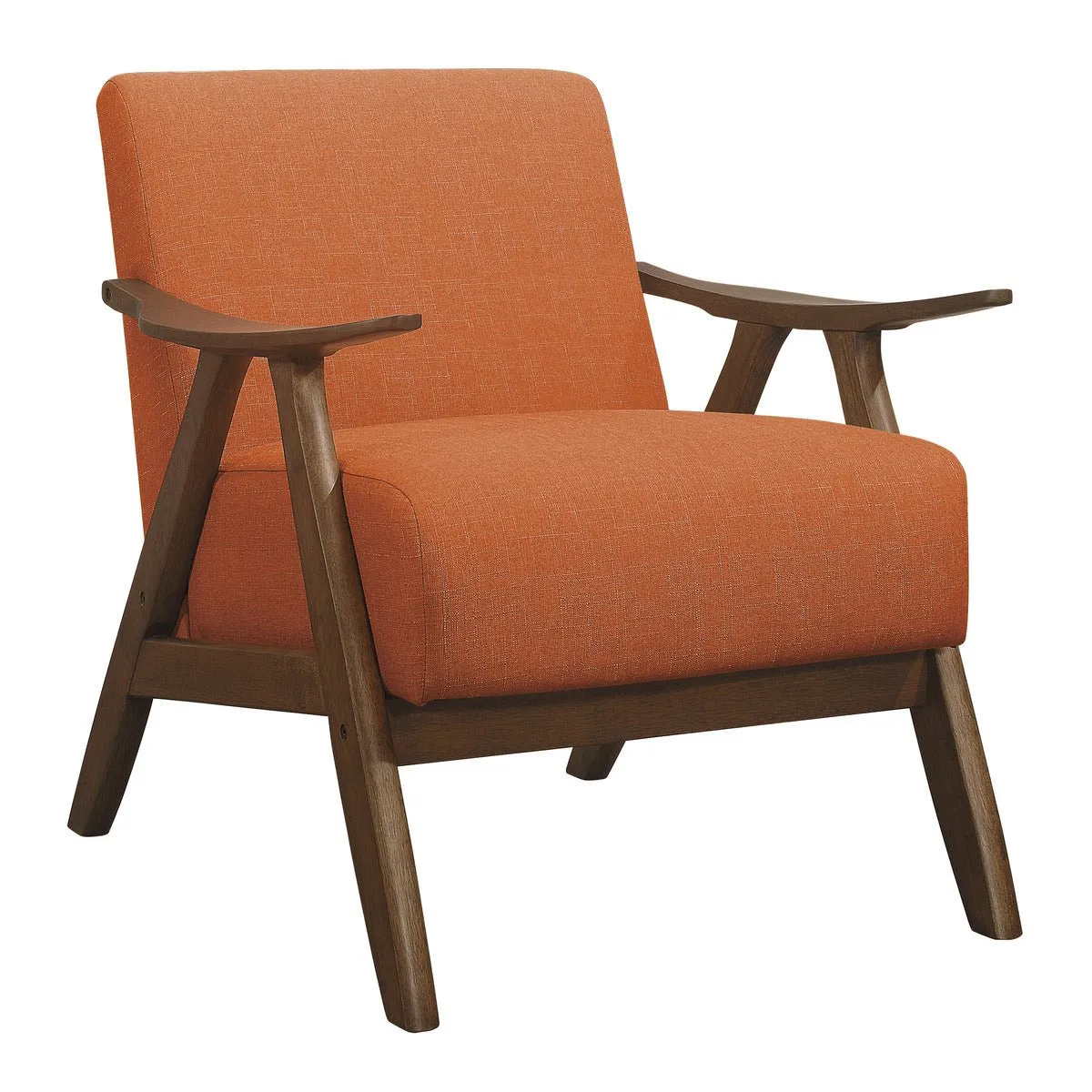 Damala Orange Accent Chair