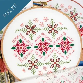 Deck the Halls Embroidery Kit