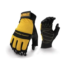 Dewalt Tough Fingerless Performance Glove  Black/Yellow