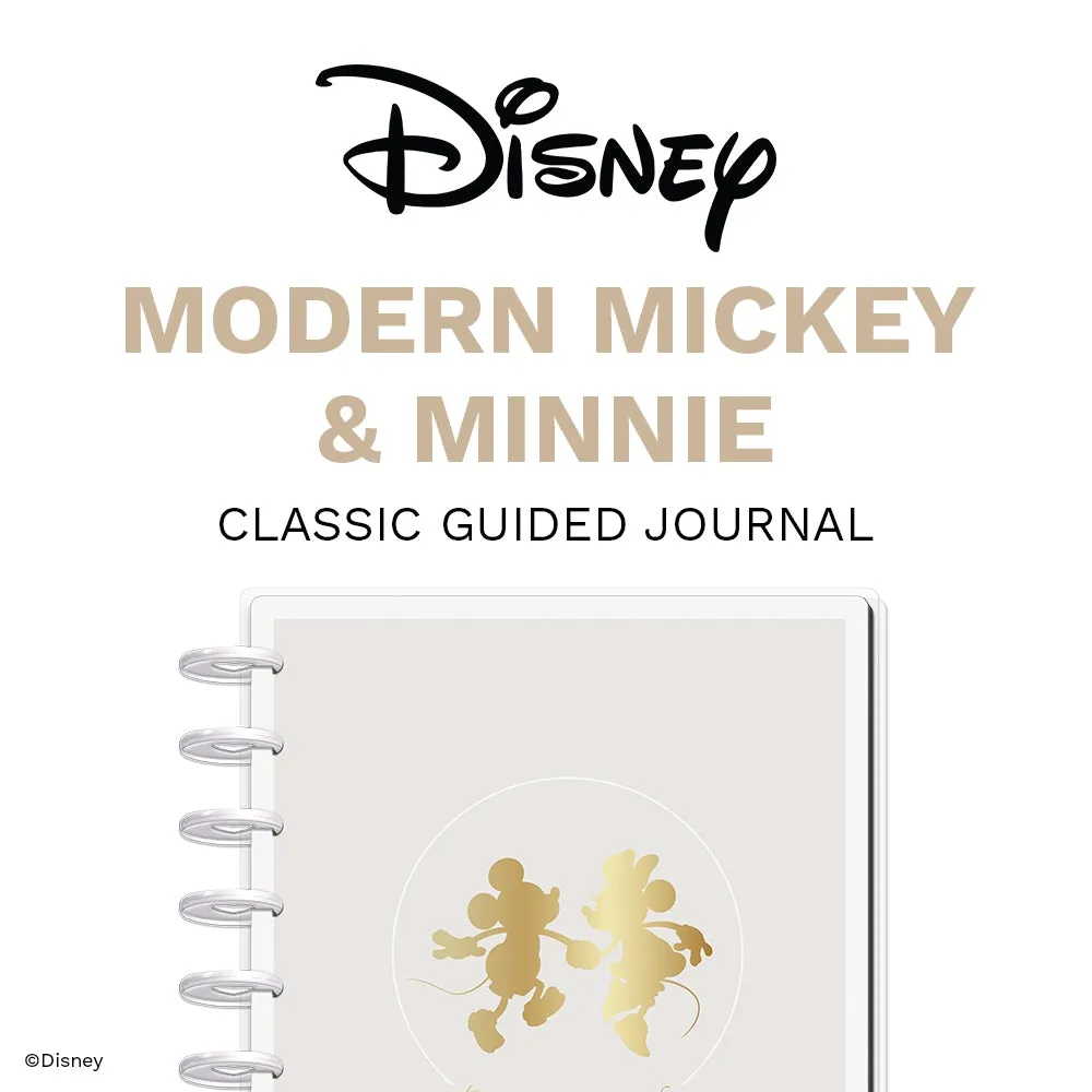 Disney© Modern Mickey Mouse & Minnie Mouse Classic Guided Journal