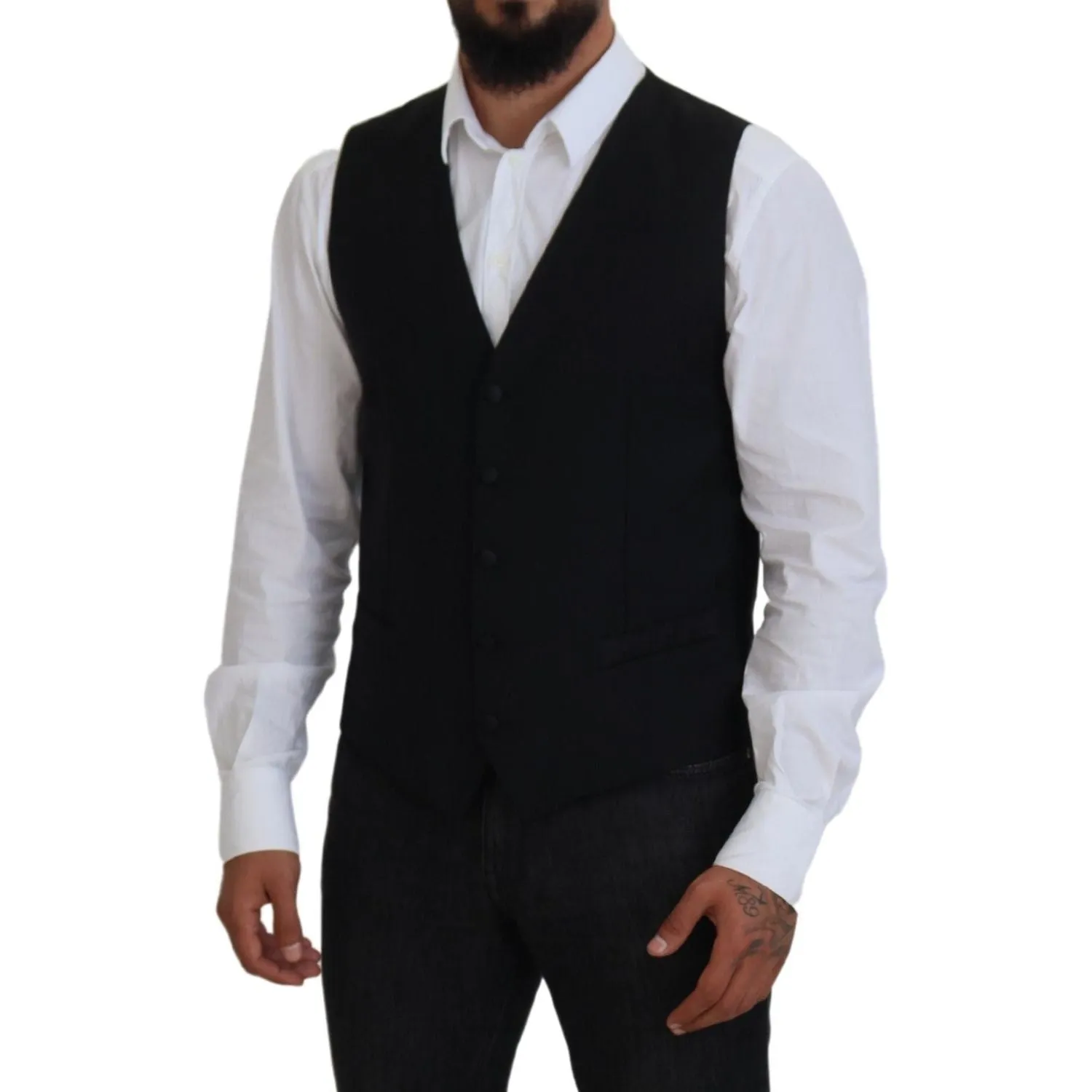 Dolce & Gabbana Elegant Single Breasted Formal Vest