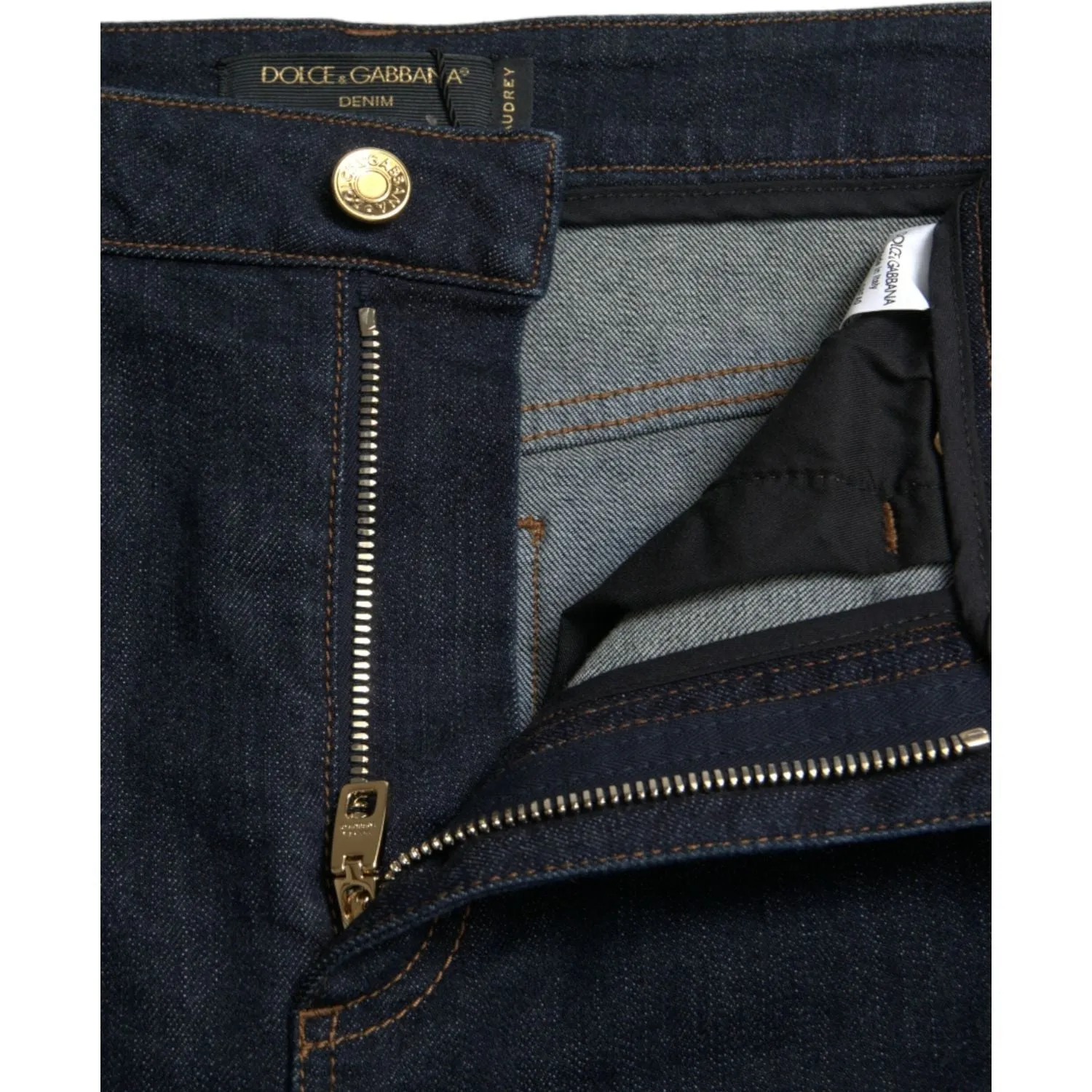 Dolce & Gabbana Sleek Mid-Waist Stretch Denim Jeans