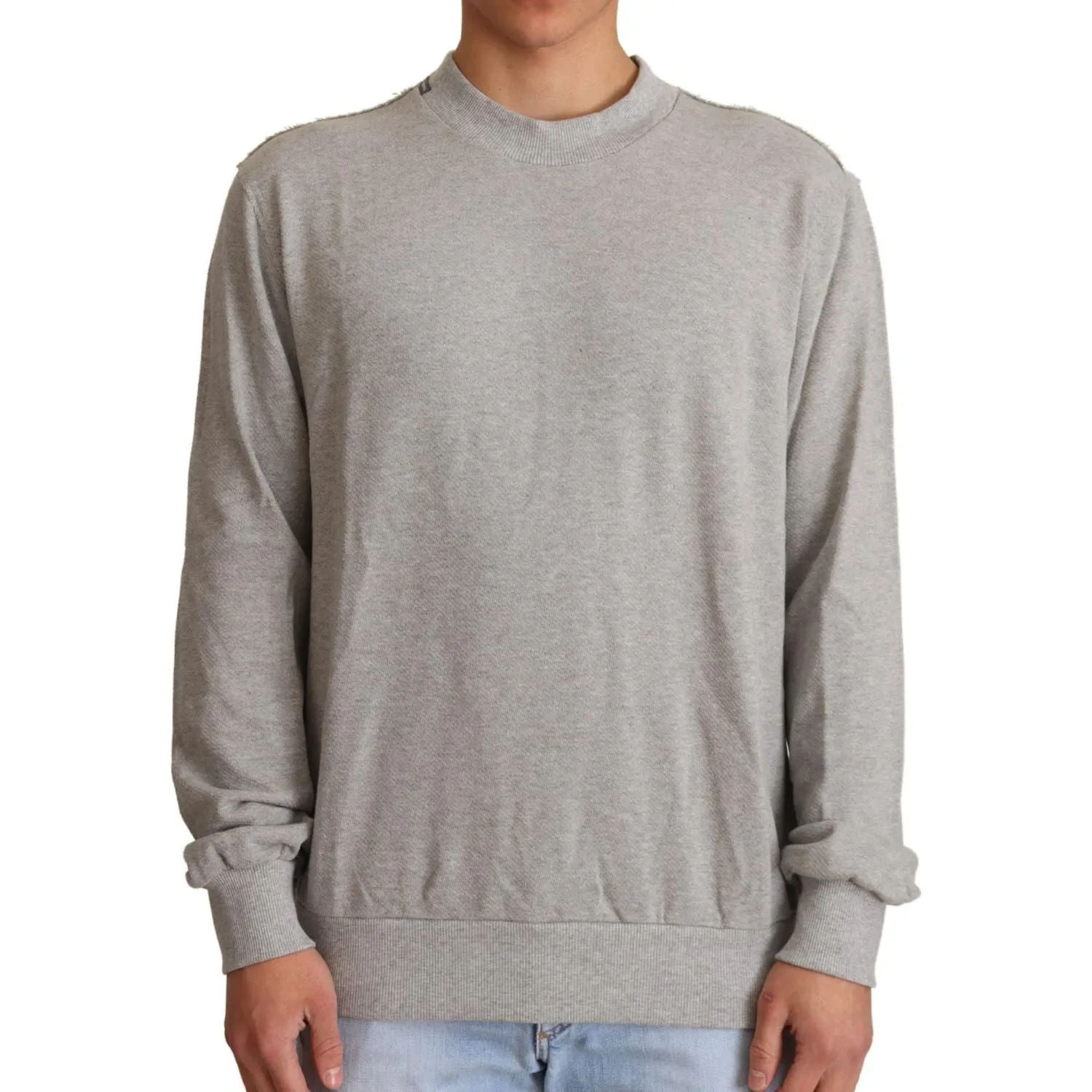 Dolce & Gabbana Sophisticated Gray Crewneck Sweater