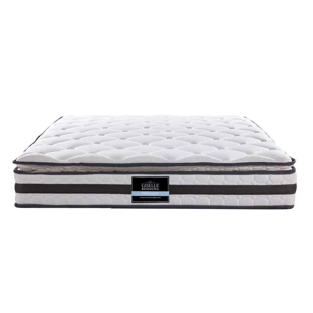 Double Package | Amor Bed Gold & Normay Series Pillow Top Mattress (Medium Firm)