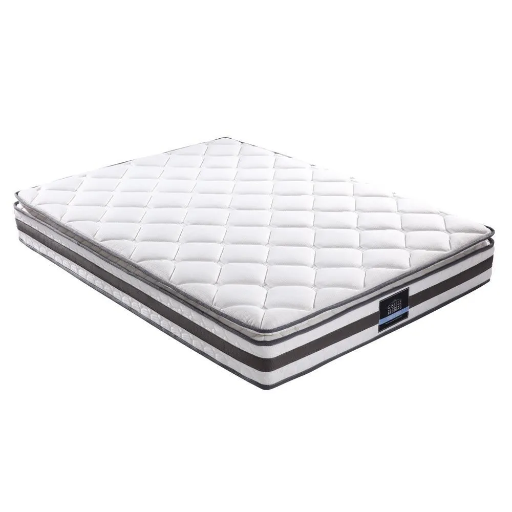 Double Package | Coogee Bed Black & Normay Series Pillow Top Mattress (Medium Firm)