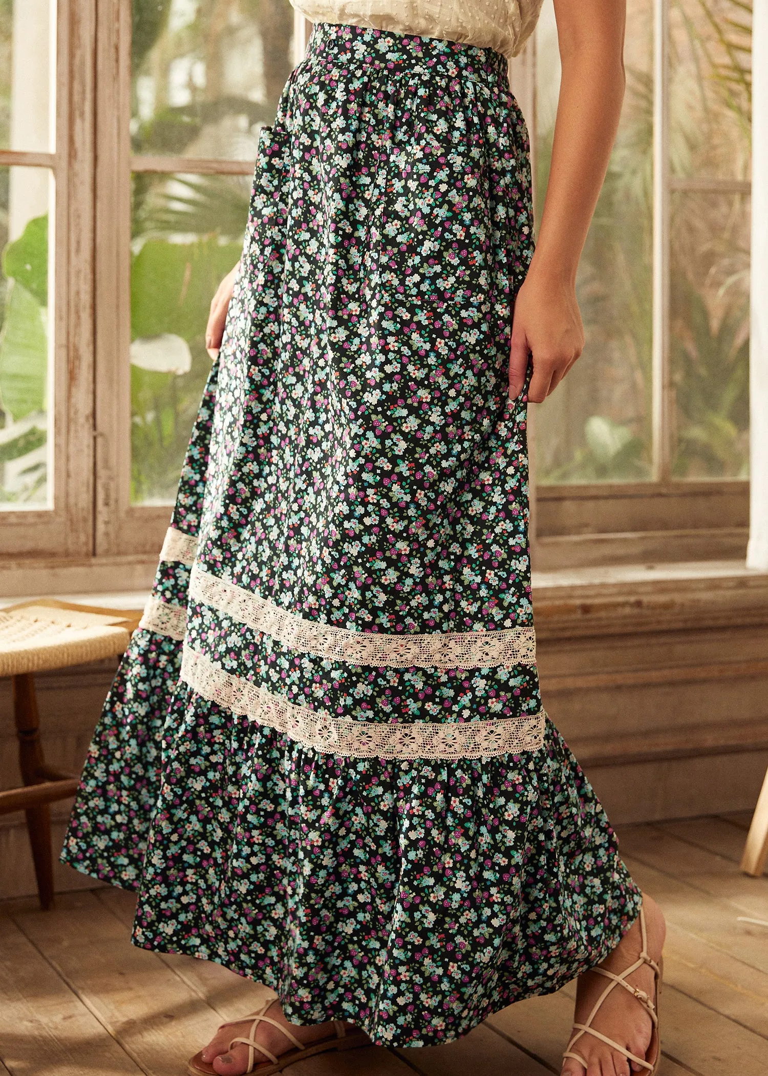 Field of Dreams Maxi Skirt