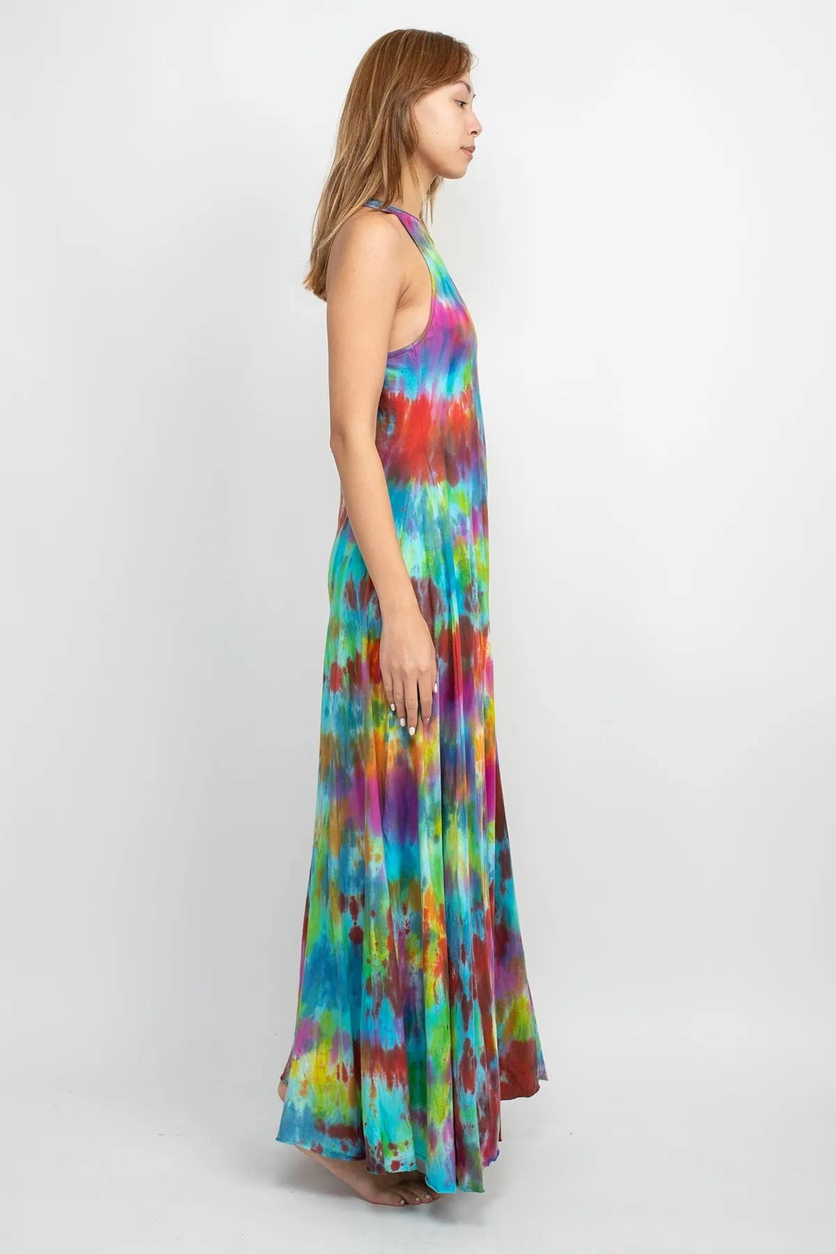 Flowy Tie-dye Maxi Dress