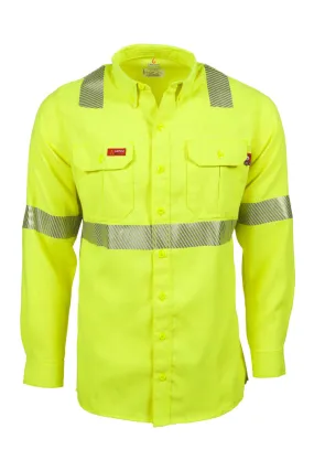 FR Modern Hi-Viz Uniform Shirt | Class 2 | 5oz. Tecasafe® One Inherent