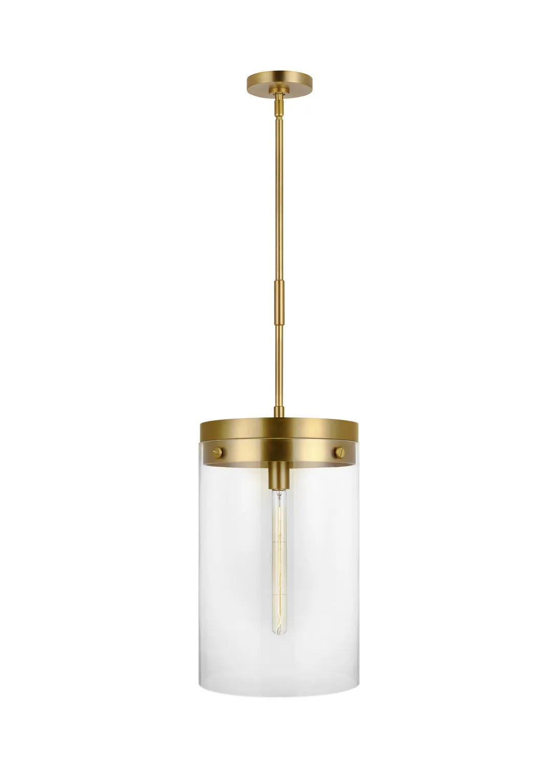 Garrett 1-Light Pendant in Burnished Brass