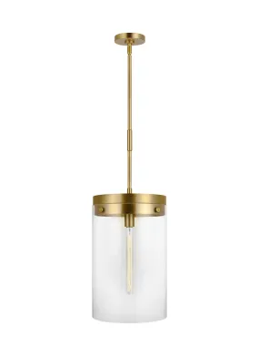 Garrett 1-Light Pendant in Burnished Brass