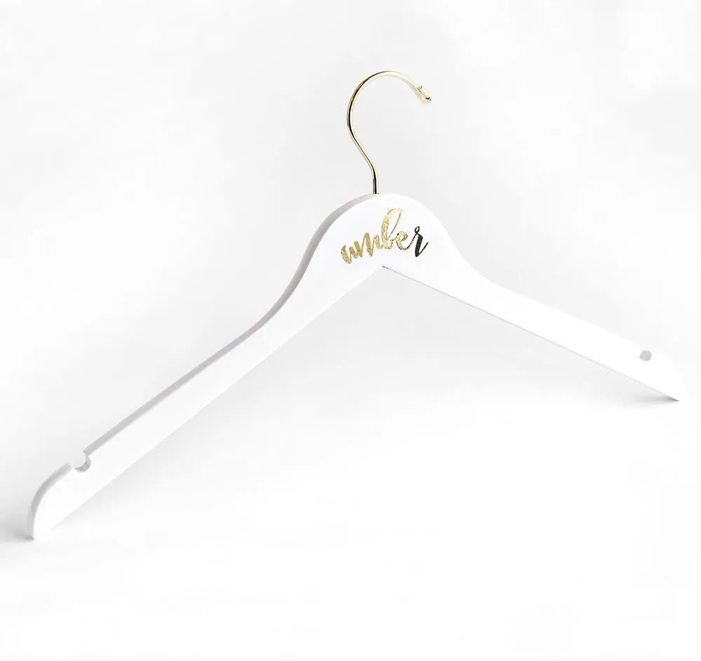 Gold Foil Bridesmaid Hanger