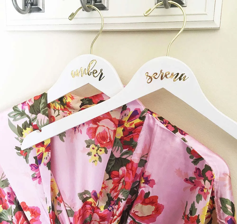 Gold Foil Bridesmaid Hanger