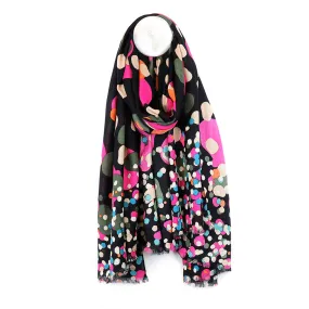 Gradient Spot Print Scarf - Multi