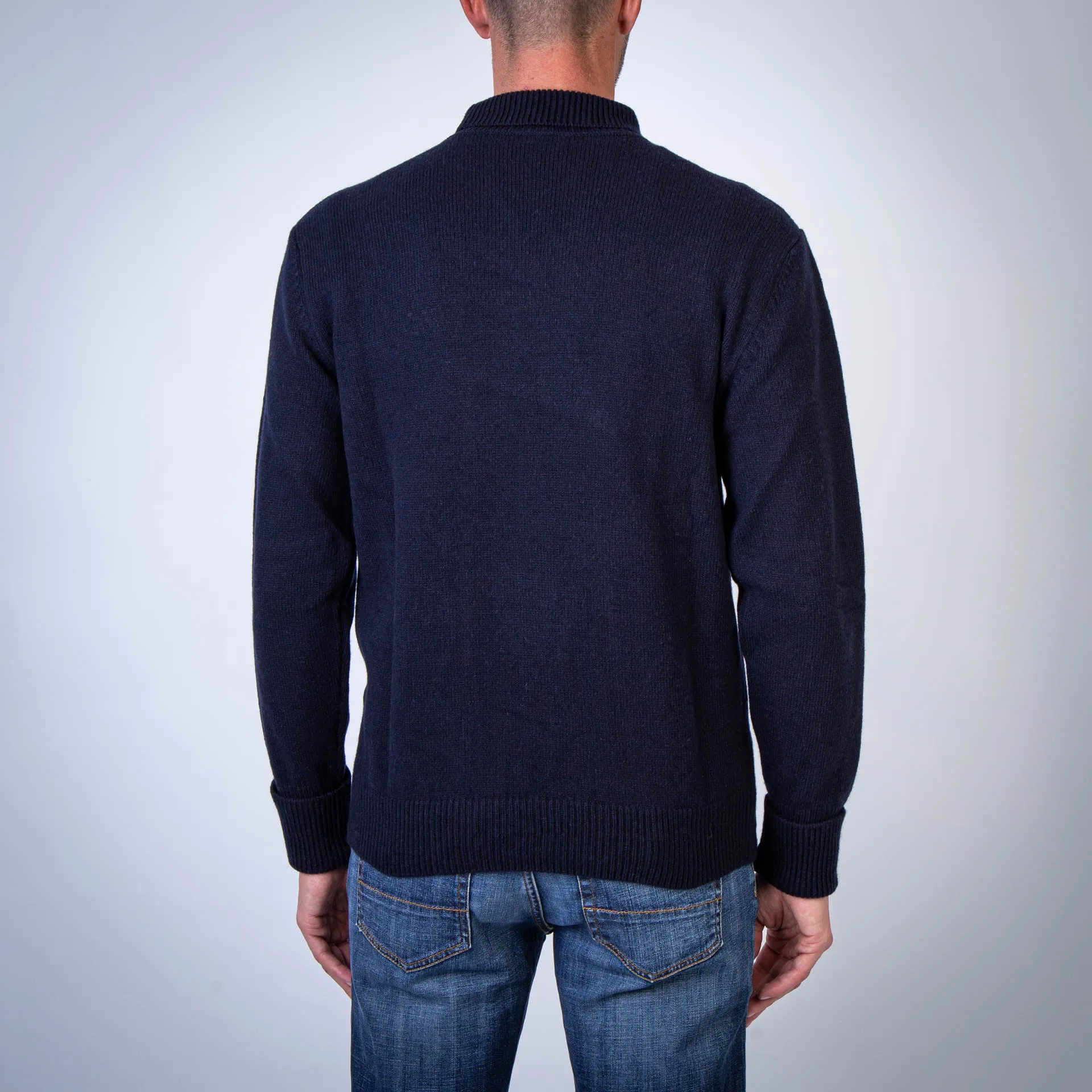 GRP FIRENZE SWEATER TEC RA 7 MOCK NECK BLU